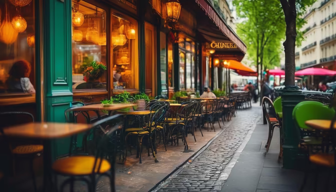 Parisian Cafe Charm