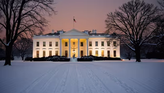 Winter at the White House Winter at the White House