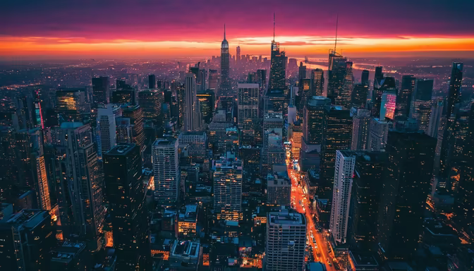 City at Dusk