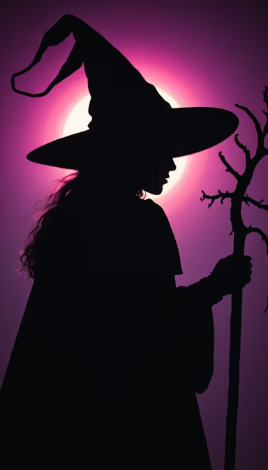 Witch's Silhouette Witch's Silhouette