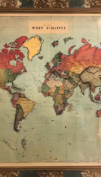 Vintage World Map Vintage World Map