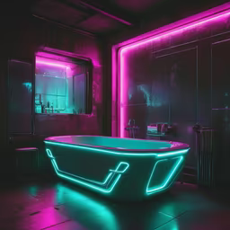 Cyberpunk Bathroom Cyberpunk Bathroom