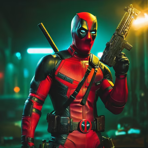 Deadpool Ready for Action