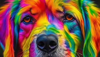 Rainbow Dog Rainbow Dog