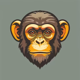 Chimpanzee Portrait Chimpanzee Portrait