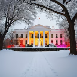 Winter at the White House Winter at the White House