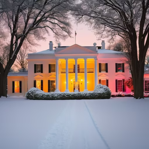 Winter at the White House