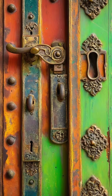 Colorful Entrance