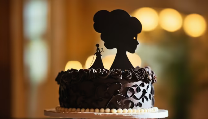 Silhouette Cake