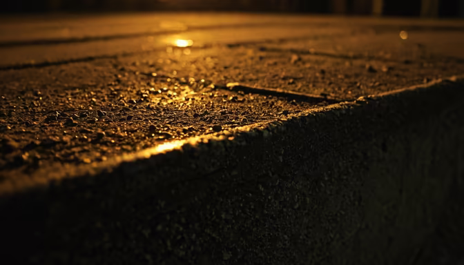 Golden Hour Sidewalk