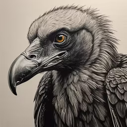 Vulture Portrait Vulture Portrait