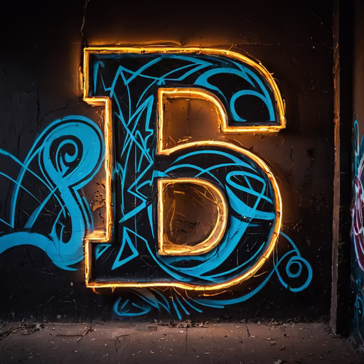 Letter B Graffiti