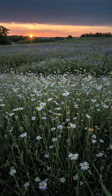 Daisy Meadow Sunset Daisy Meadow Sunset