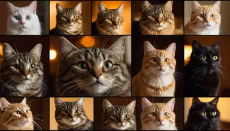 Cat Collage Cat Collage