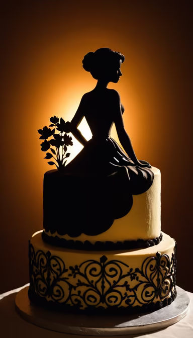Silhouette Cake Silhouette Cake