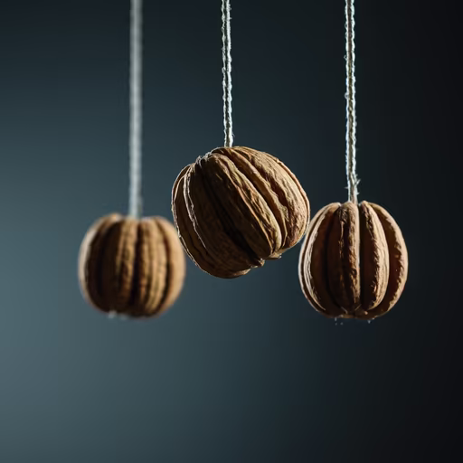 Walnut Ornaments