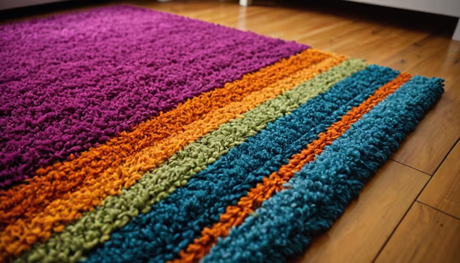 Colorful Shag Rug