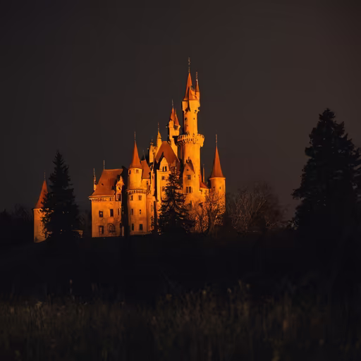 Bran Castle at Night