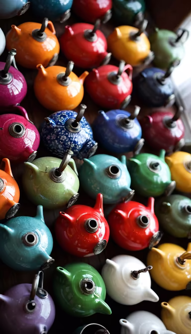 Colorful Teapots Colorful Teapots