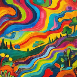 Rainbow Landscape Rainbow Landscape