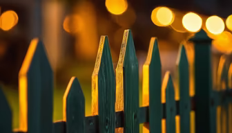 Golden Hour Fence