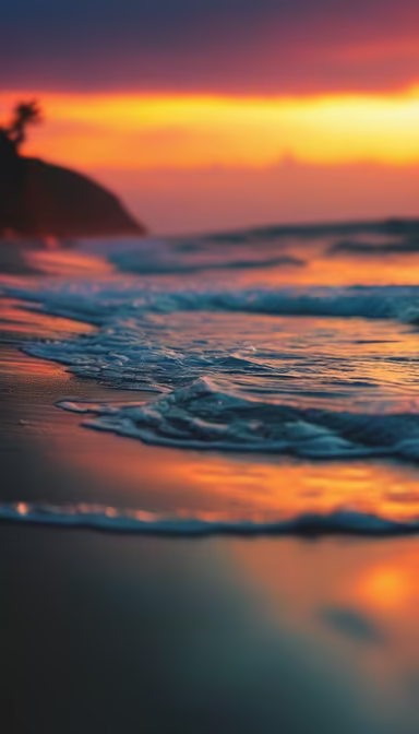 Golden Hour Waves