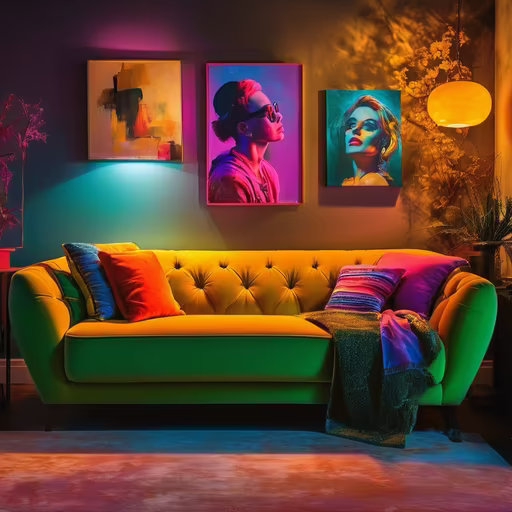 Eclectic Living Room