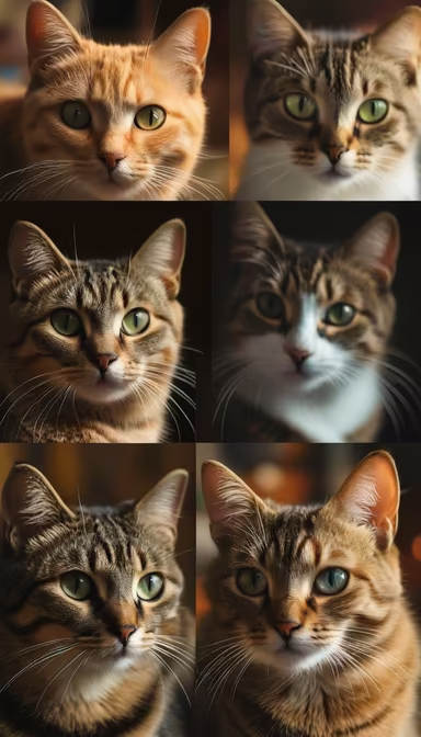 Feline Faces Feline Faces