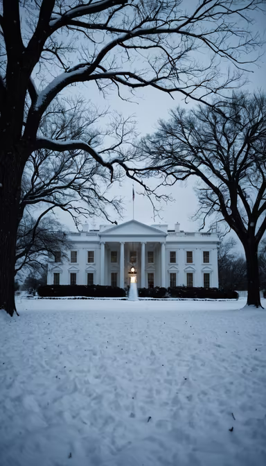 Winter at the White House Winter at the White House