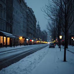 Winter Cityscape Winter Cityscape