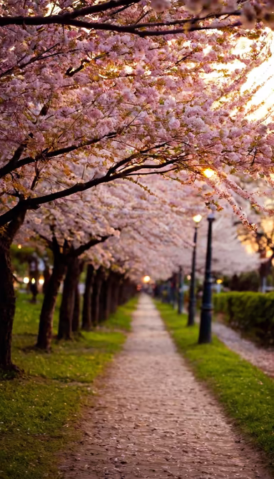 Cherry Blossom Path