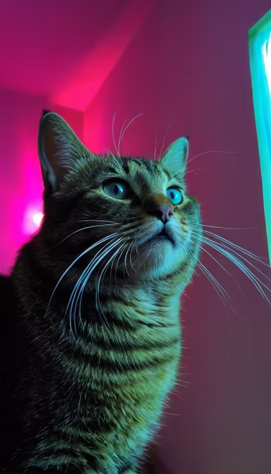 Contemplative Cat