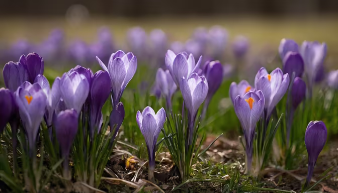Crocus Blooms