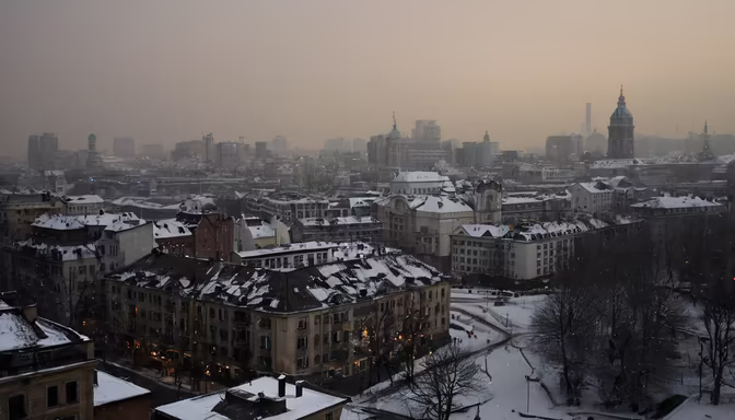 Winter Cityscape