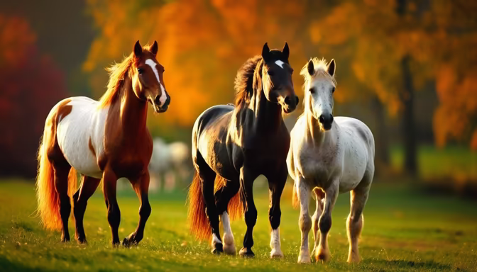 Autumn Horses