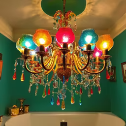Colorful Chandelier Colorful Chandelier