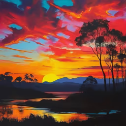 Painted Sunset