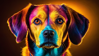 Rainbow Dog Rainbow Dog