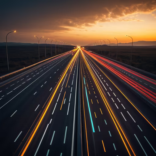 Highway at Dusk