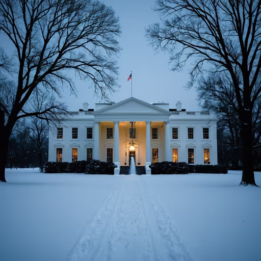 Winter at the White House