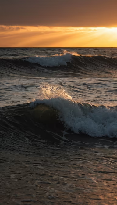 Golden Hour Waves