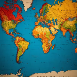 Vintage World Map Vintage World Map