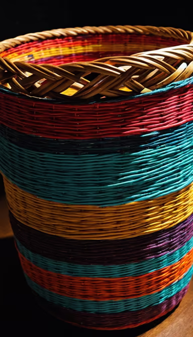 Handcrafted Basket Handcrafted Basket