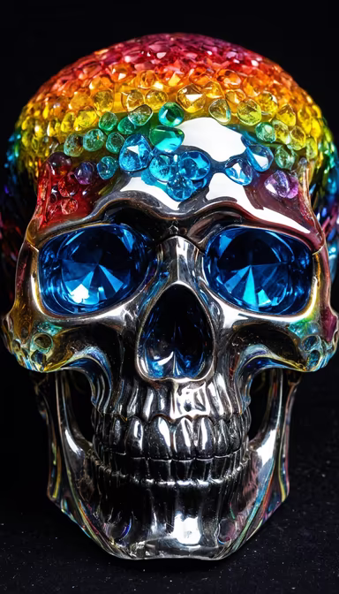 Rainbow Skull Rainbow Skull