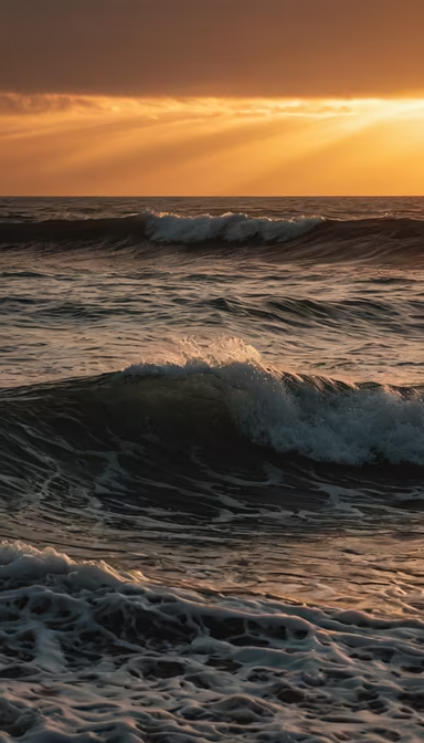 Golden Hour Waves