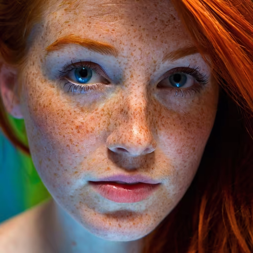 Freckled Beauty