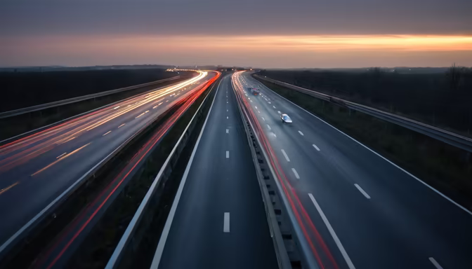 Highway at Dusk