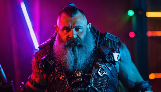 Cyberpunk Warrior