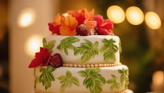 Tropical Wedding Cake Tropical Wedding Cake