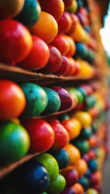 Colorful spheres Colorful spheres